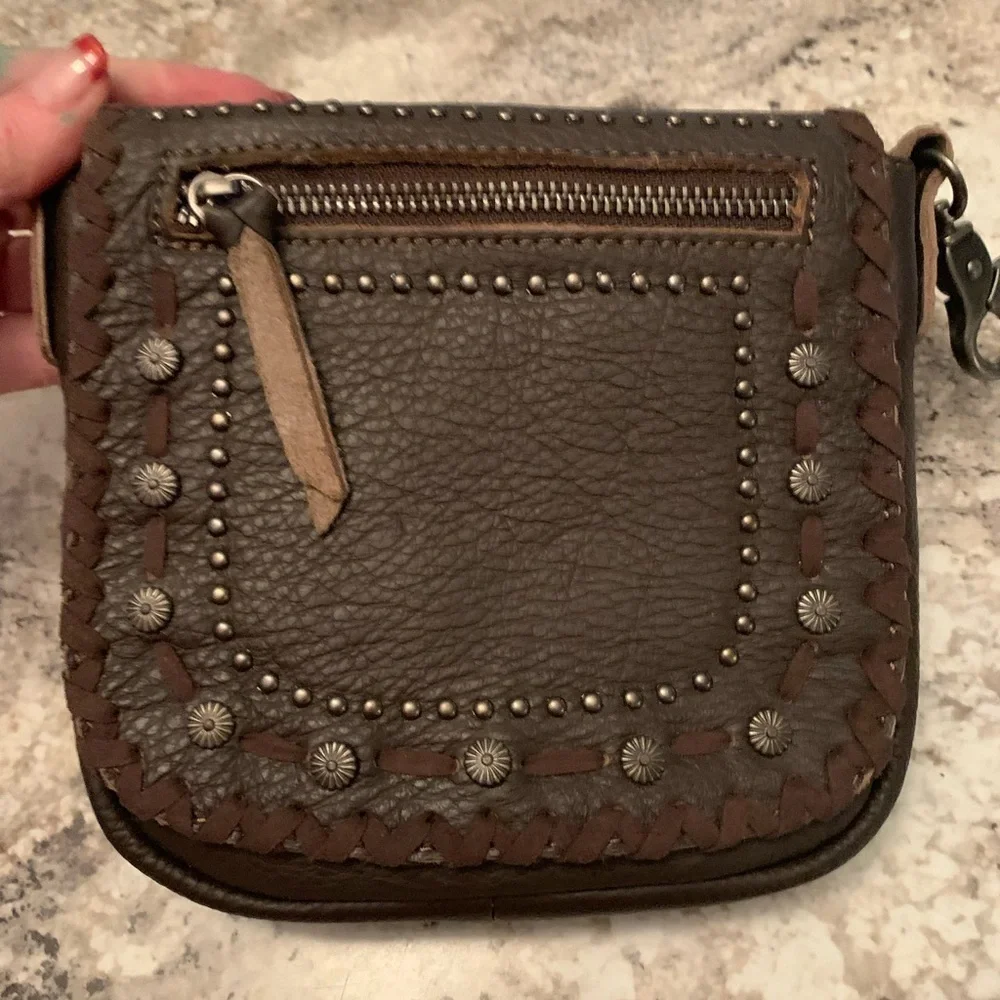 Montana West 100% Real Leather Collection Crossbody